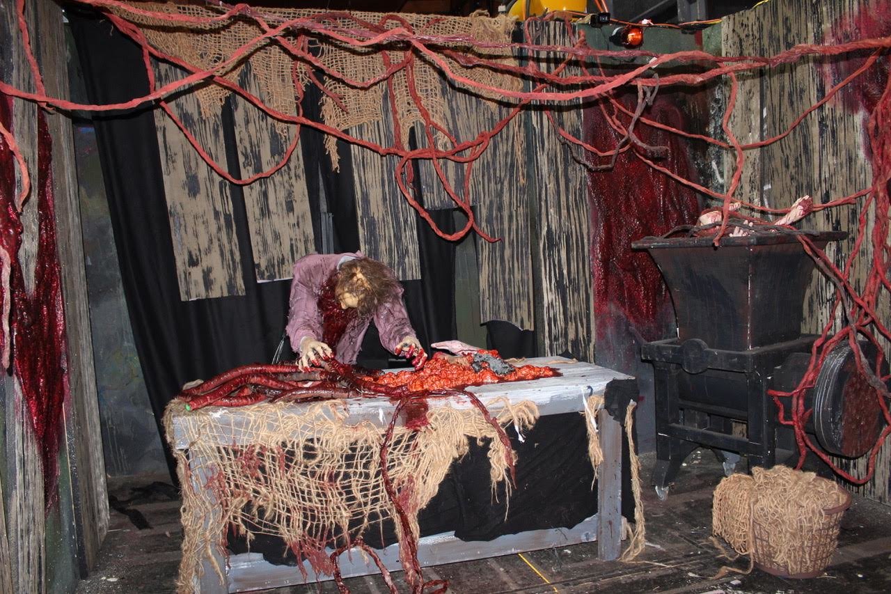 A ghoulish scene from The Gateway’s Haunted Playhouse at the Mott Farm.